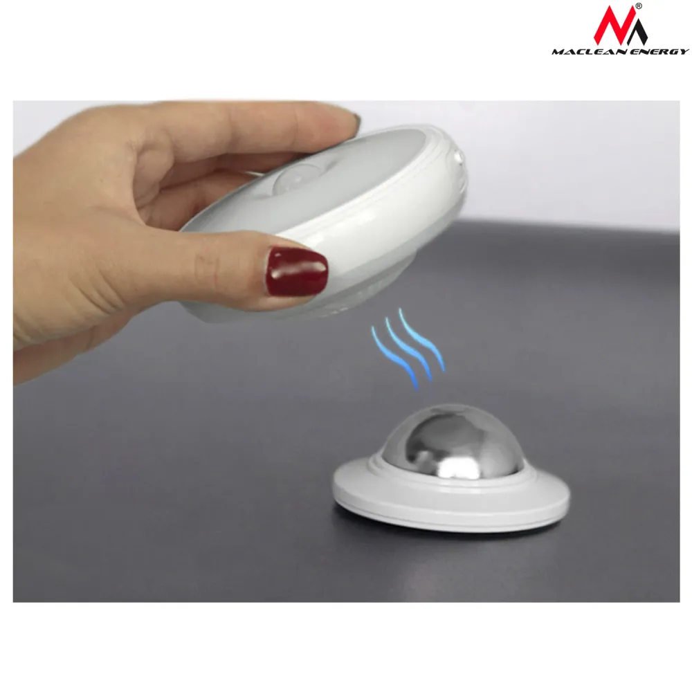 Maclean MCE223 Lamp Motion Sensor Wireless Battery Powered Dusk to Dawn 11 LED Doux Light Magnetic Wireless PIR