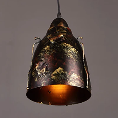 Professionnel Haute Puissance Rustikale, stilvolle, konische Hängelampe, 21,6 cm/22,9 cm breit, 1-flammige Pendelleuchte a...