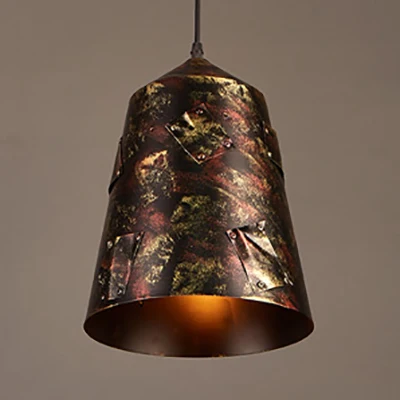 Professionnel Haute Puissance Rustikale, stilvolle, konische Hängelampe, 21,6 cm/22,9 cm breit, 1-flammige Pendelleuchte a...