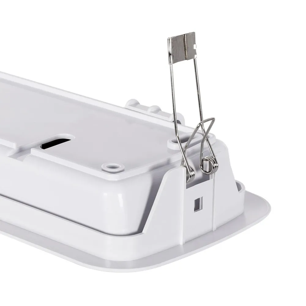 Résistant aux Chocs Lumière de Sécurité LED 200lm intégrée/surface, mode continu/intermittent, avec autotest et testeur