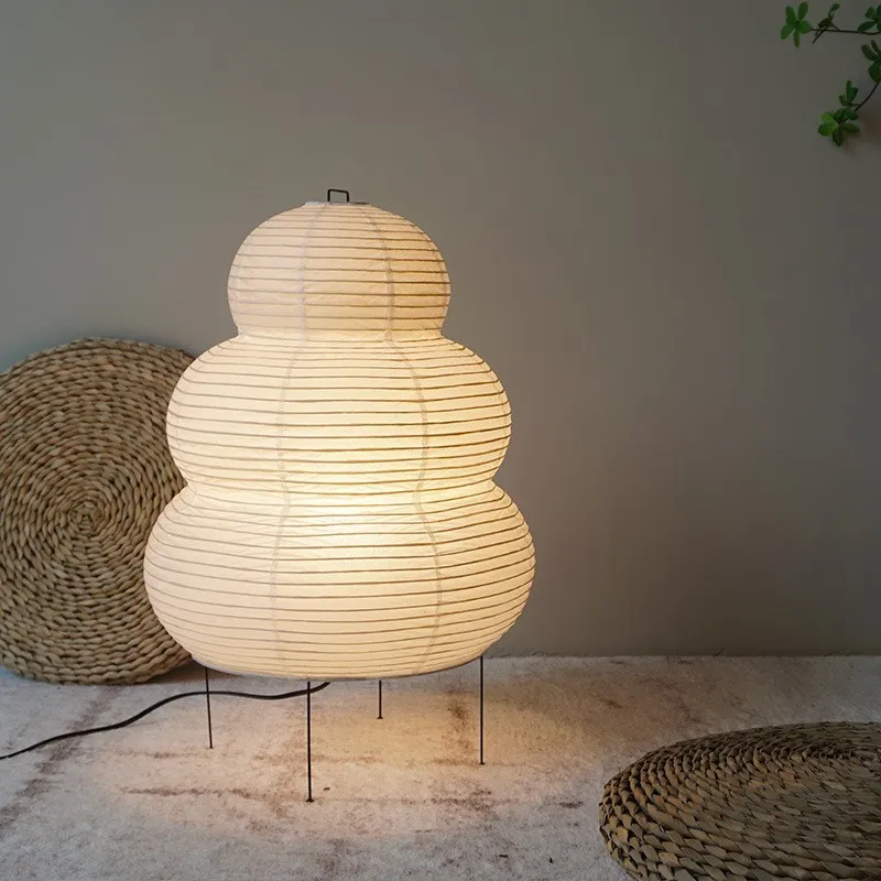 Éclairage Décoratif LED Lampe en Papier Design Japonais