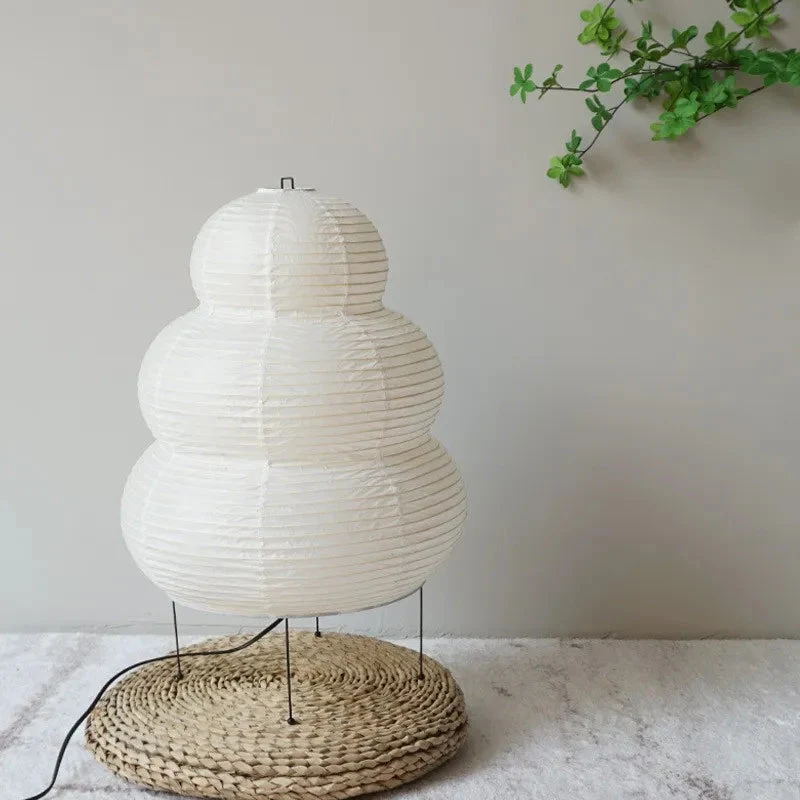 Éclairage Décoratif LED Lampe en Papier Design Japonais