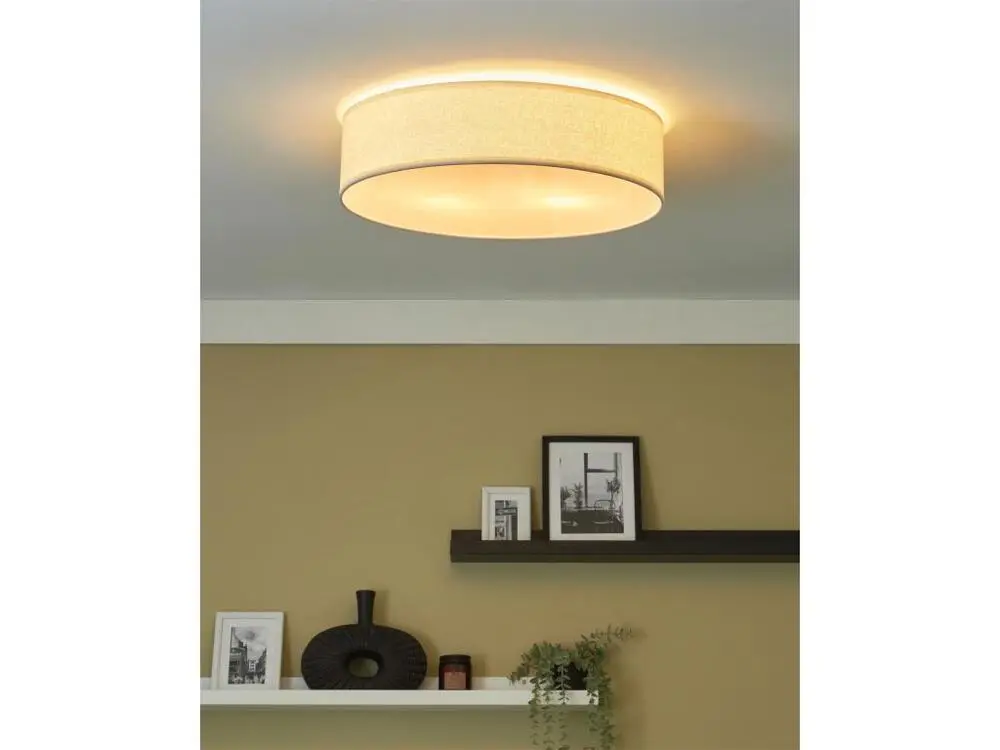 Lampe de plafond en papier blanc MAGNO pour ambiance cosy