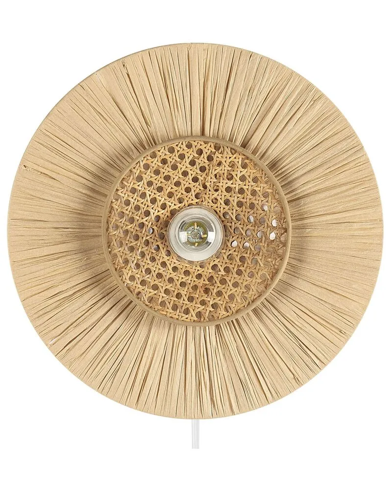 Wandlamp papier naturel YAAPI Éclairage chaud 2700K