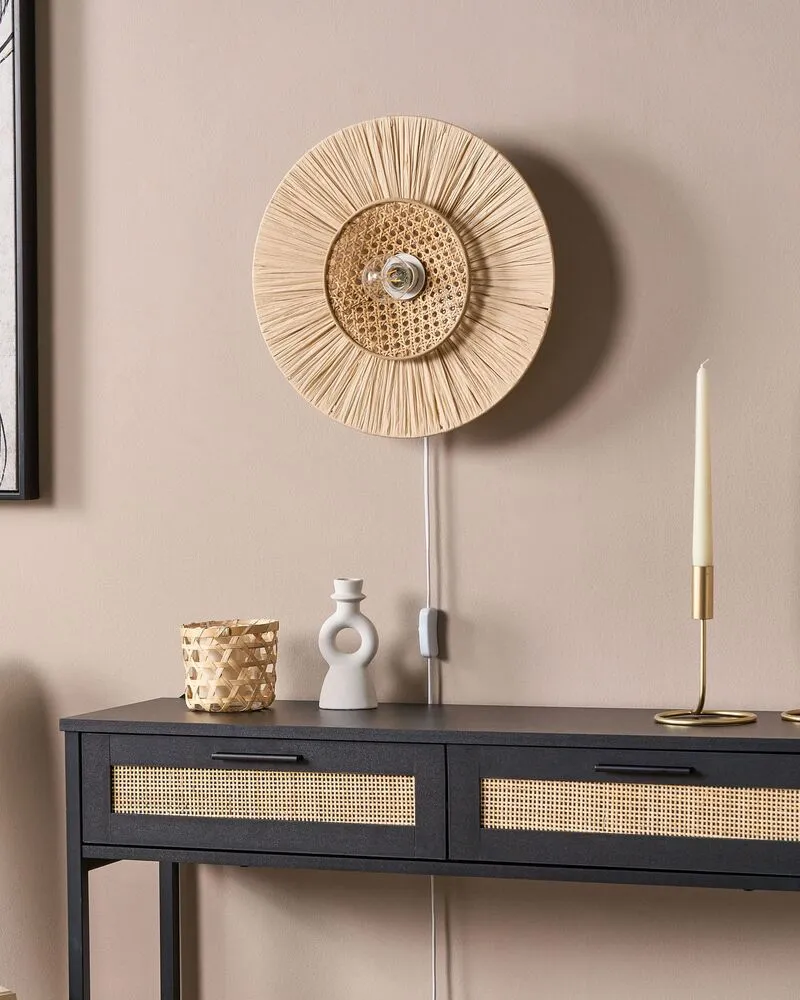 Wandlamp papier naturel YAAPI Éclairage chaud 2700K