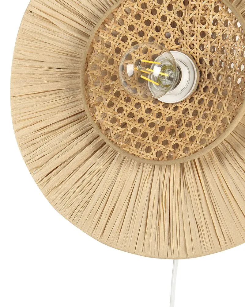Wandlamp papier naturel YAAPI Éclairage chaud 2700K
