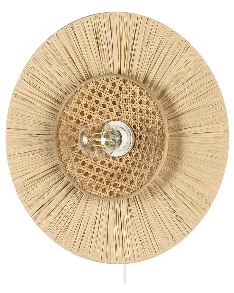 Wandlamp papier naturel YAAPI Éclairage chaud 2700K