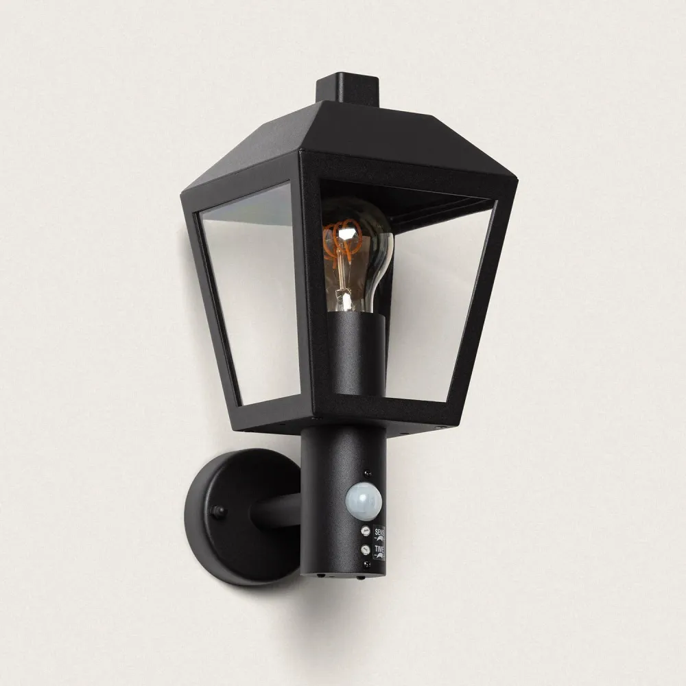 Applique extérieure en aluminium avec capteur de mouvement à LED Mukom