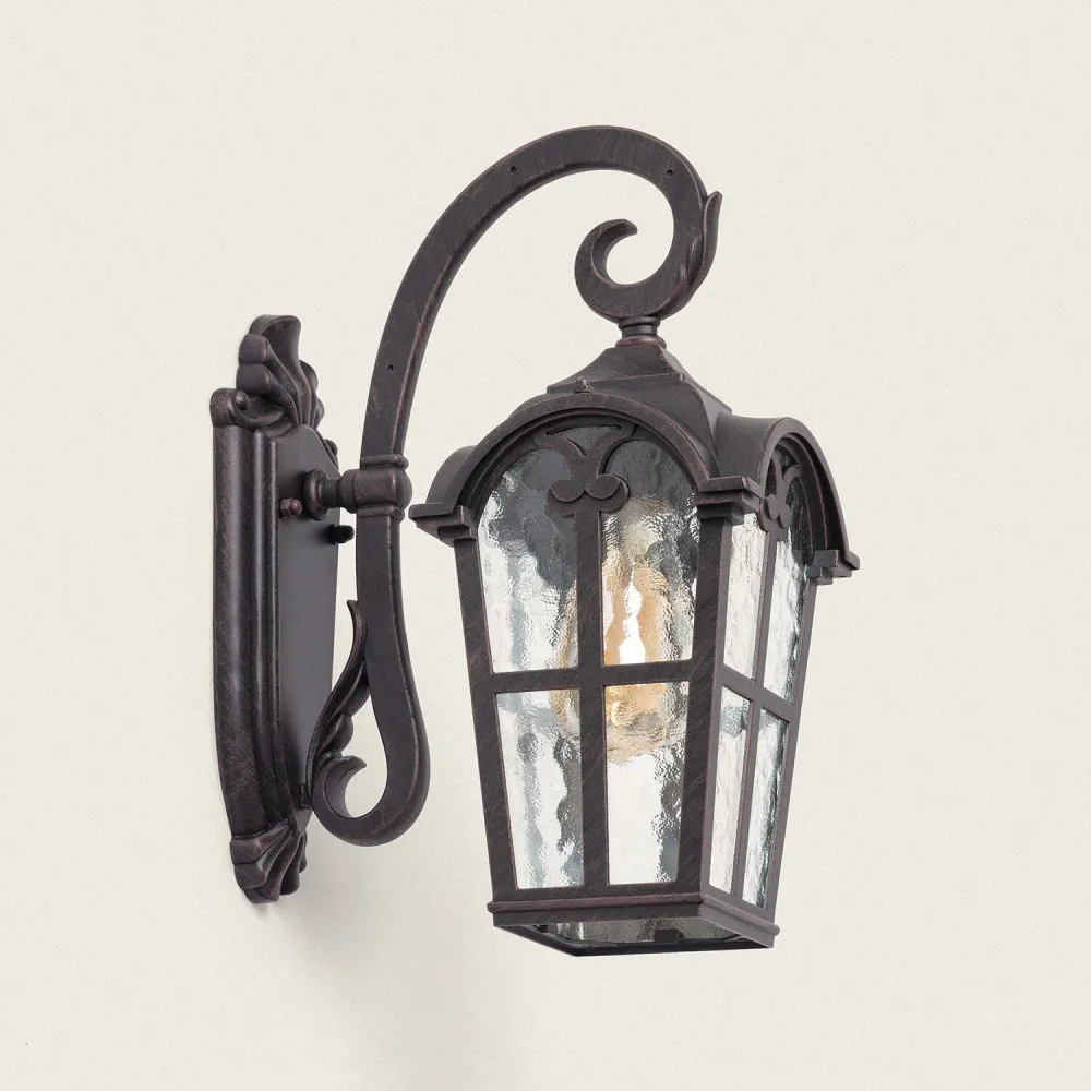 Applique extérieure en aluminium avec éclairage LED Quilvex