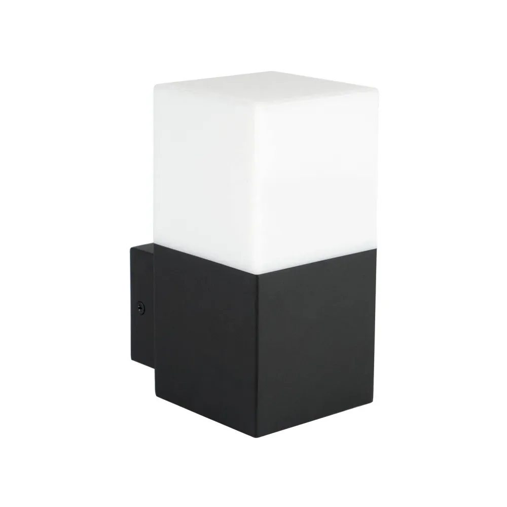 Applique extérieure noire en aluminium pour éclairage LED