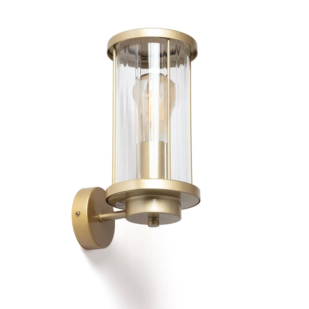 Applique extérieure en verre Gauta à éclairage LED