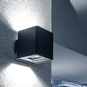 APPLIQUE LAMPADA DA PARETE PER ESTERNO LED -ANTRACITE
