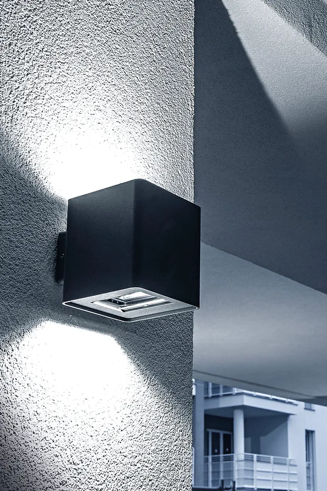 APPLIQUE LAMPADA DA PARETE PER ESTERNO LED -ANTRACITE