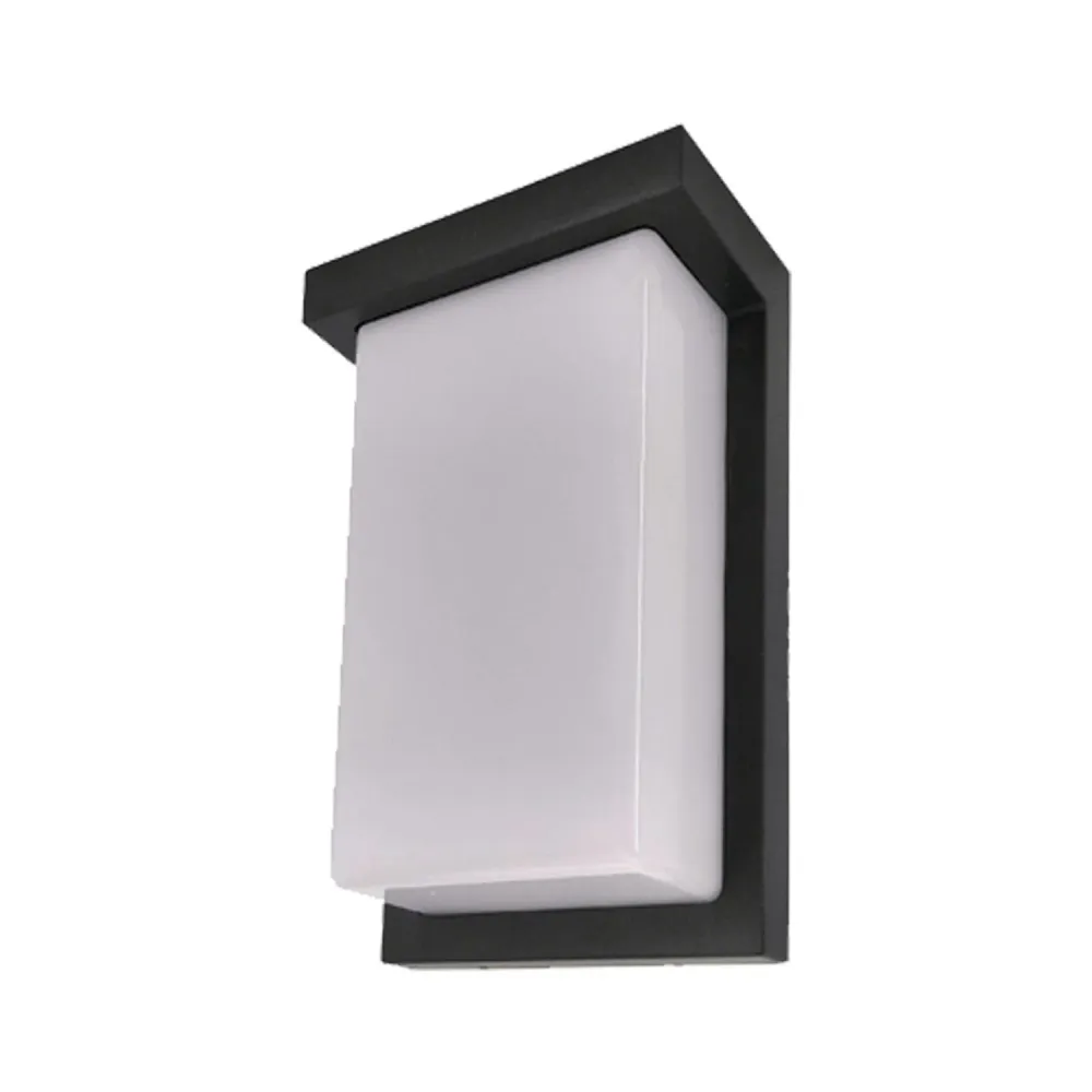 Applique murale extérieure à LED intégrée 8''/12w/3000k Noir - Viva