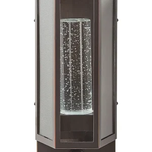 Applique murale à LED d'extérieur marron FRUID