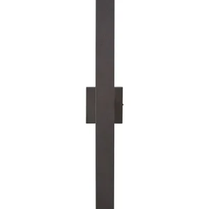 Applique murale à LED d'extérieur noire MELGAM