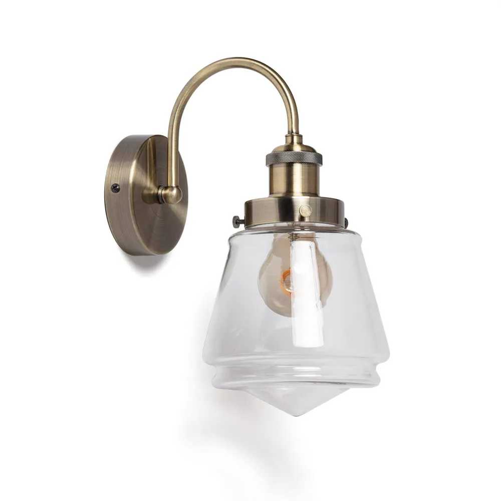 Applique en verre Ticiano avec éclairage LED intégré