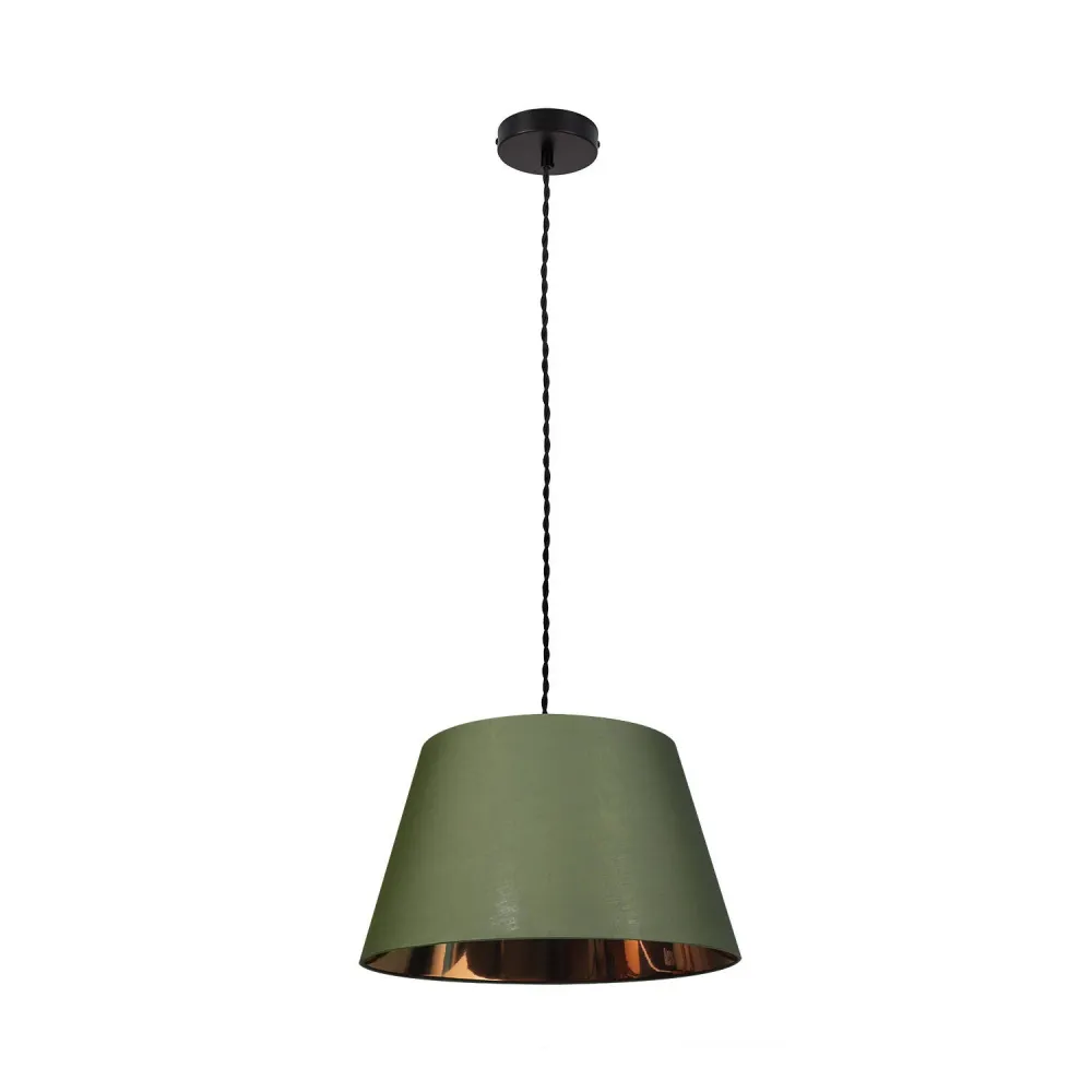 Baharia luminaire suspendu avec éclairage LED intégré et textile tendance