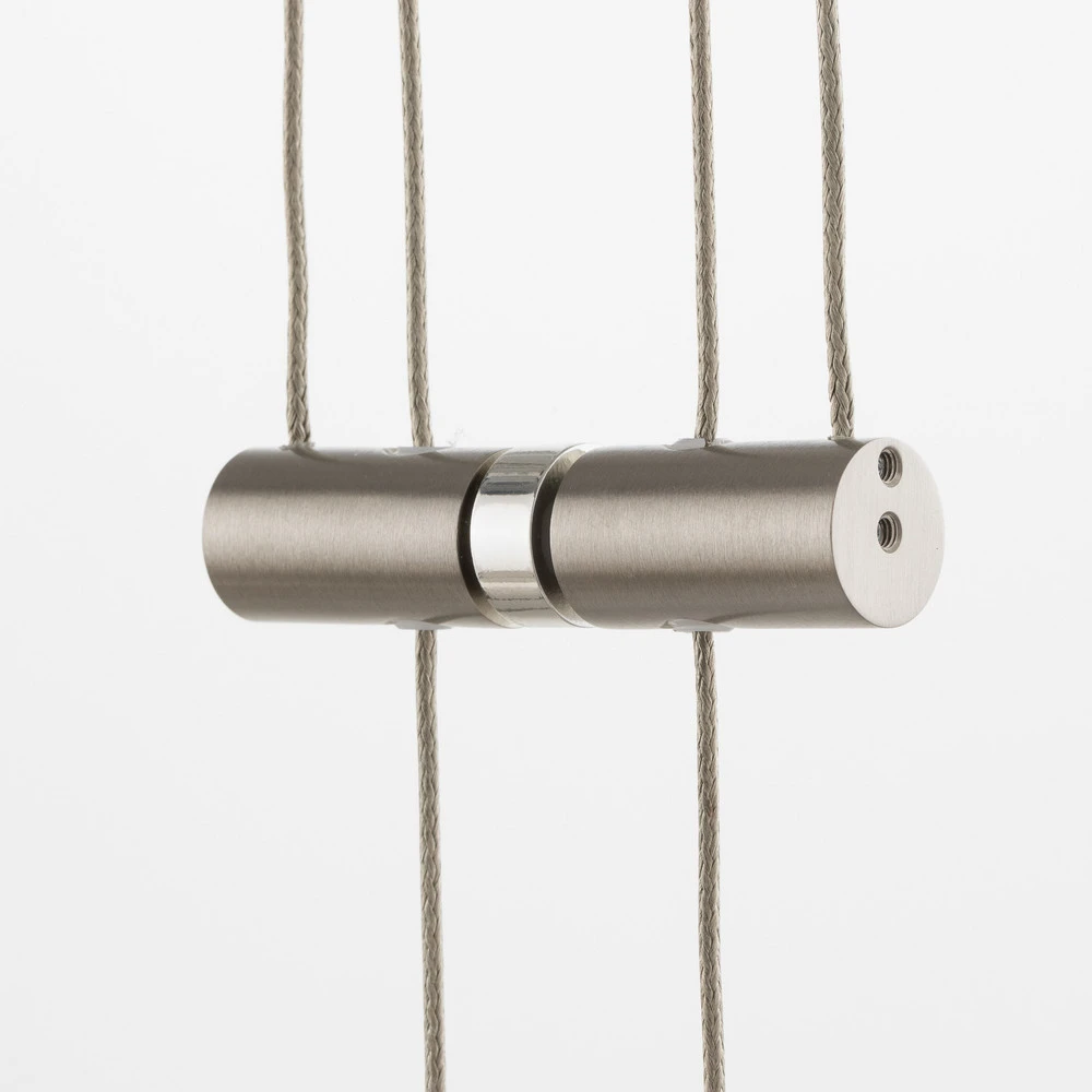 BANKAMP Vanity suspension 2 lampes nickel mat