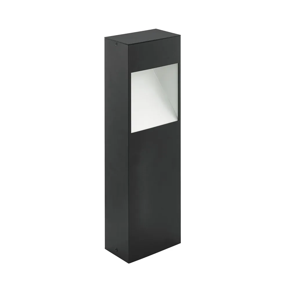 Borne extérieure en métal noir MANFRIA led intégrée 10W