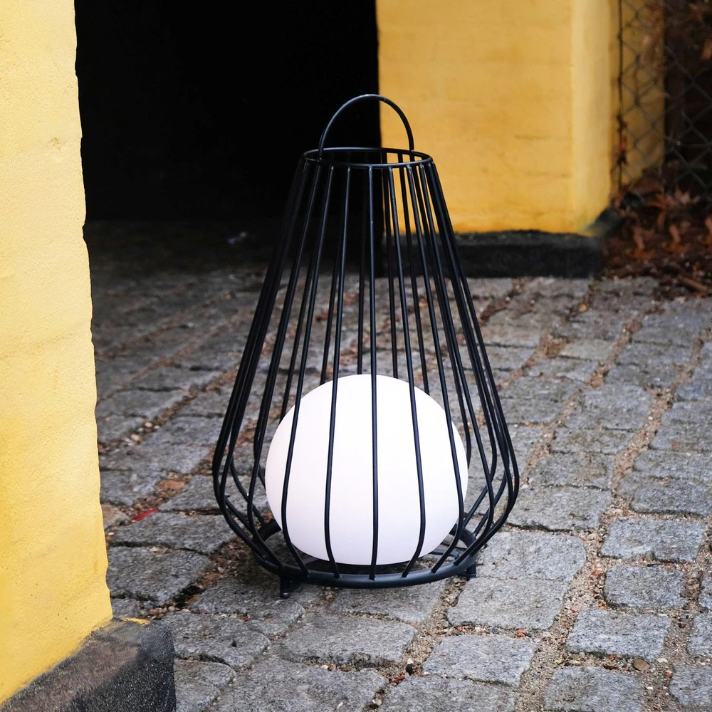 Dyberg Larsen Lampe à poser LED accumulateur Evesham, hauteur 48 cm