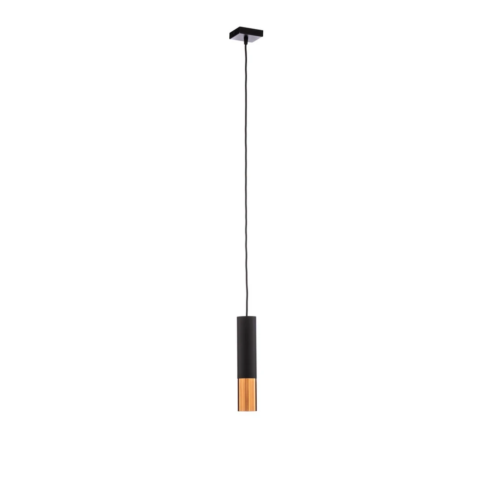 Euluna Thalassa suspension x1 GU10 noire/cuivrée
