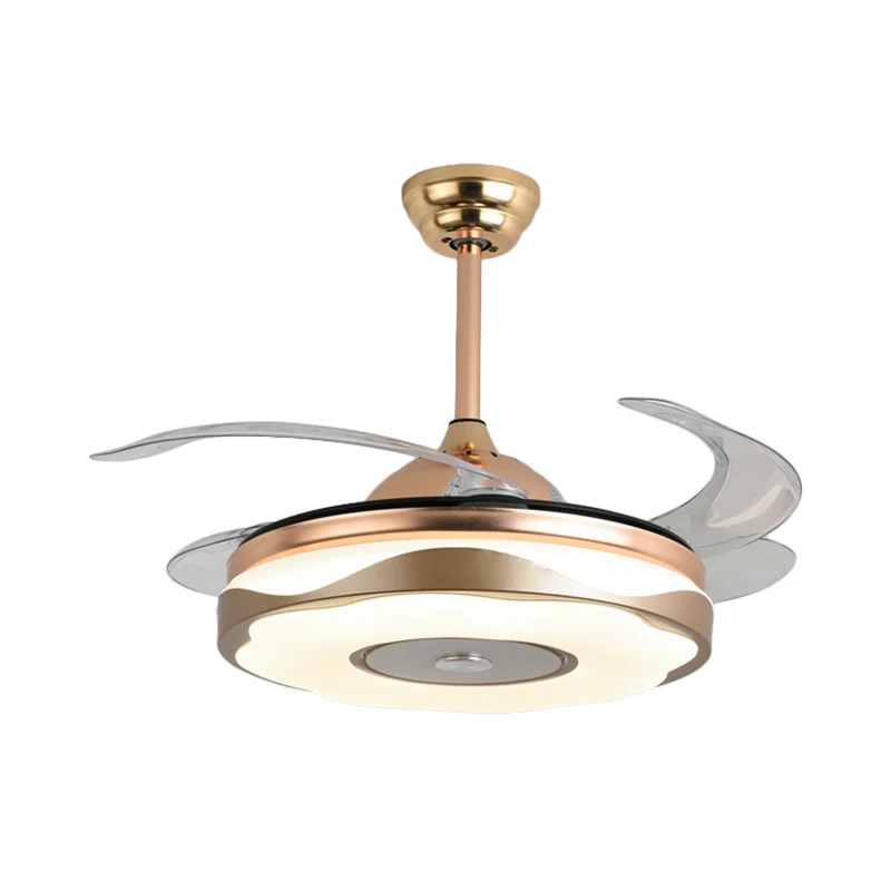 Lampe LED suspendue en forme de cercle large de 20 pouces, novateur, en acrylique, semi-affleurante, pour salon, salon, av...