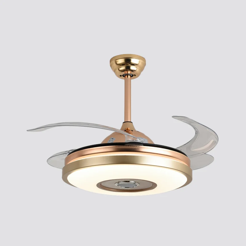 Lampe LED suspendue en forme de cercle large de 20 pouces, novateur, en acrylique, semi-affleurante, pour salon, salon, av...