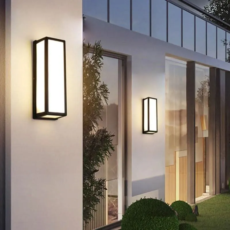 Lampe Murale Extérieure Rectangle | LuminEclat