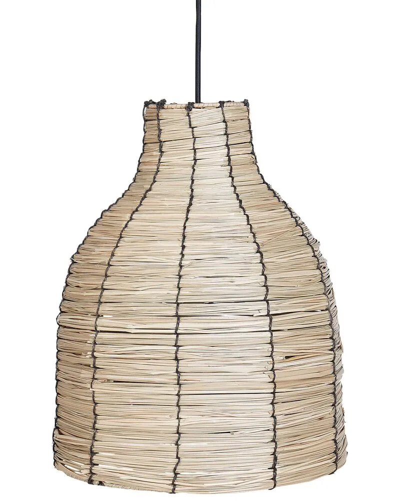 Lampe suspendue en herbier marin naturel KELAKAS