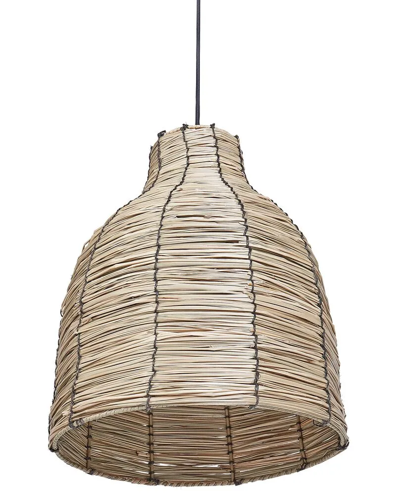 Lampe suspendue en herbier marin naturel KELAKAS