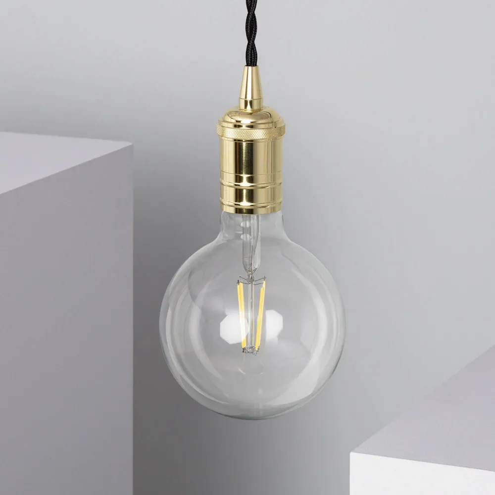 Lampe suspendue en métal Sinatra avec éclairage LED intégré