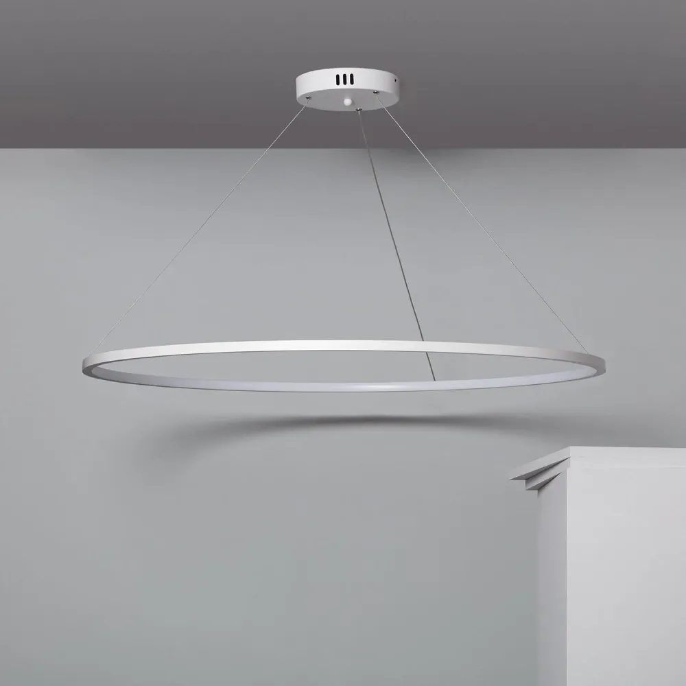 Lampe suspendue métallique LED 28W avec CCT ajustable modèle Big Ivalo