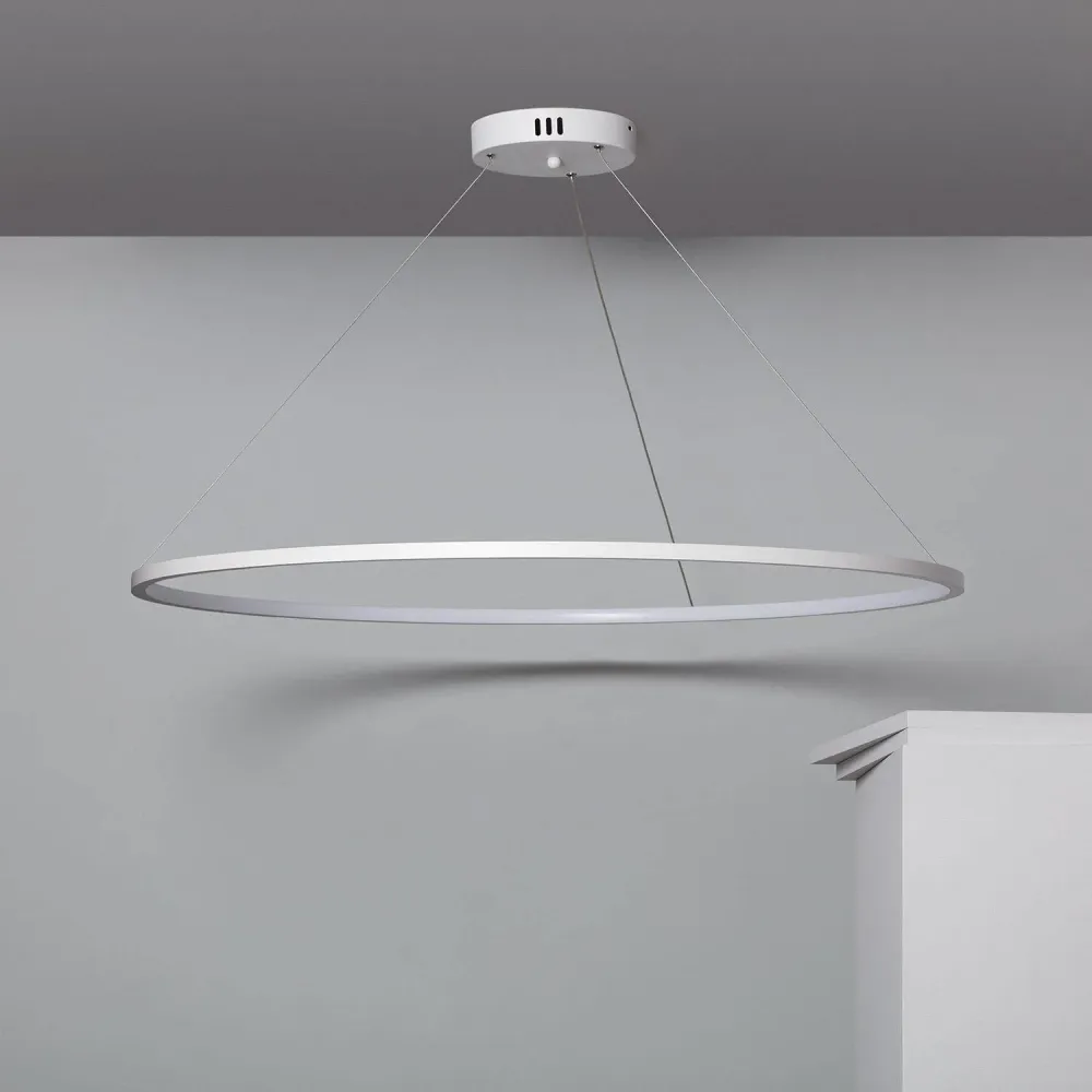 Lampe suspendue métallique LED 28W avec CCT ajustable modèle Big Ivalo