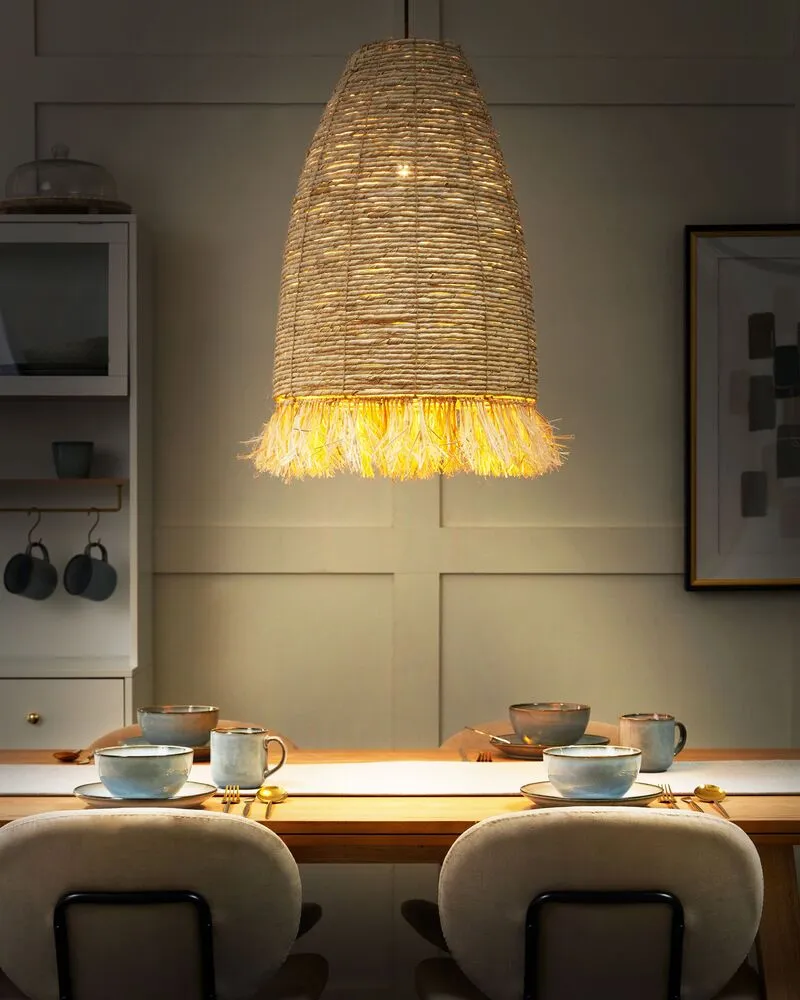 Lampe suspendue naturel TUTONG