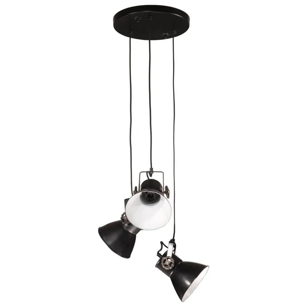 Lampe suspendue 25 W noir 30x30x100 cm E27