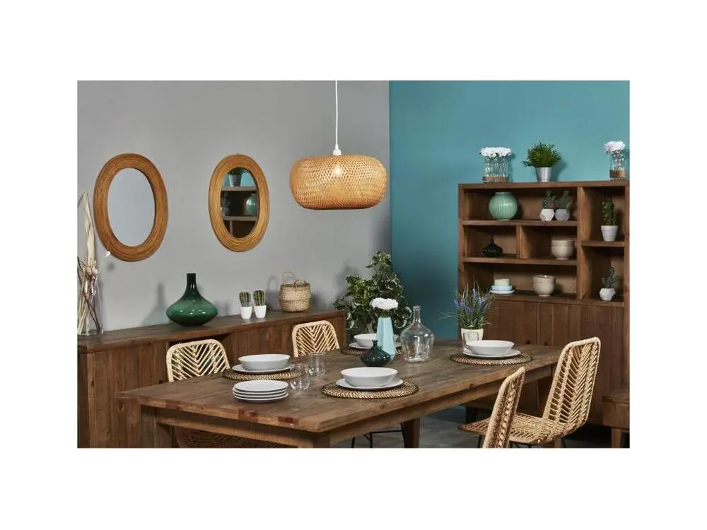 Lampe Suspension en Bambou "Guwin" 120cm Sable