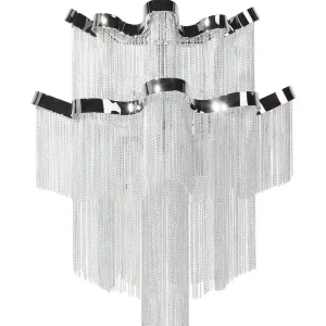 Lampe suspension chromé MUCONE