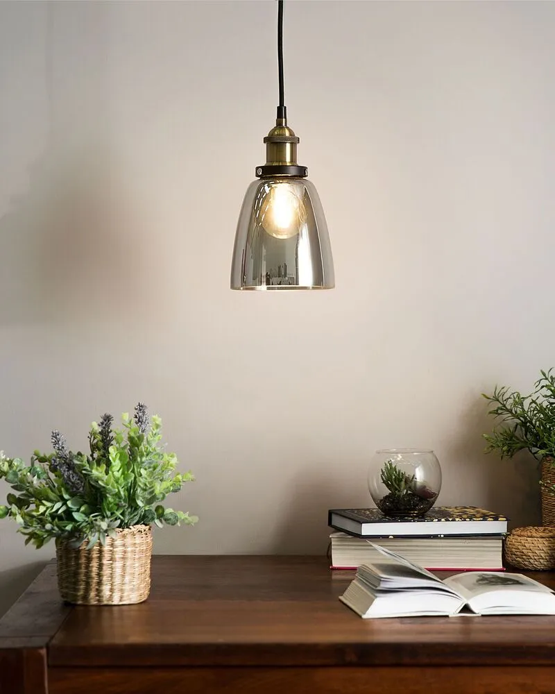 Lampe suspension chromé PARMA