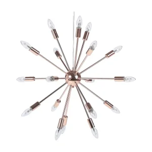 Lampe suspension cuivrée MAGUSE
