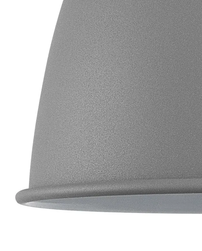 Lampe suspension gris et cuivré NARMADA
