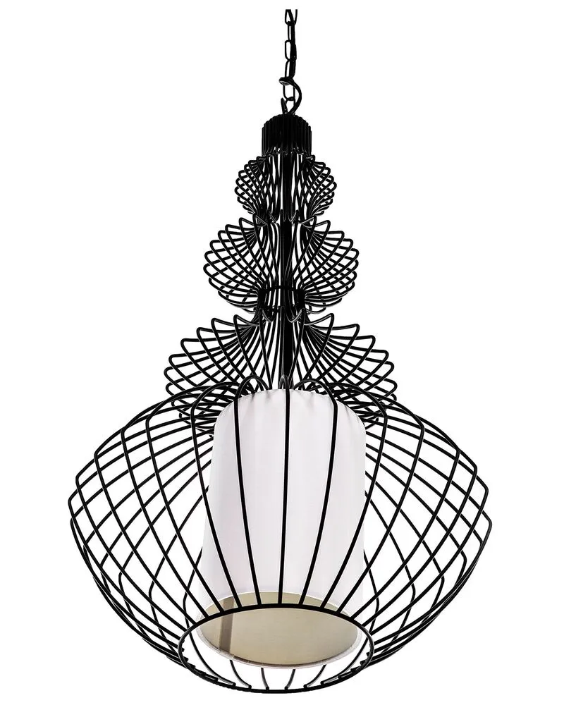 Lampe suspension noire KOLVA