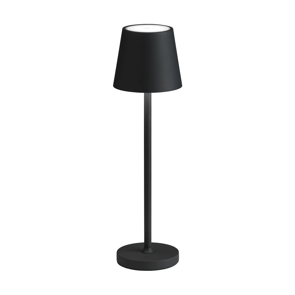 Lampe de table LED 5097, lampe à poser IP54 à autonomie renouvelable à intensité
