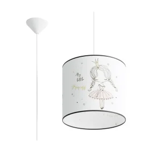 Lampes suspendues moderne en VINYLE - 1 sources lumineuses - L.30 x H.95 cm - multicolore