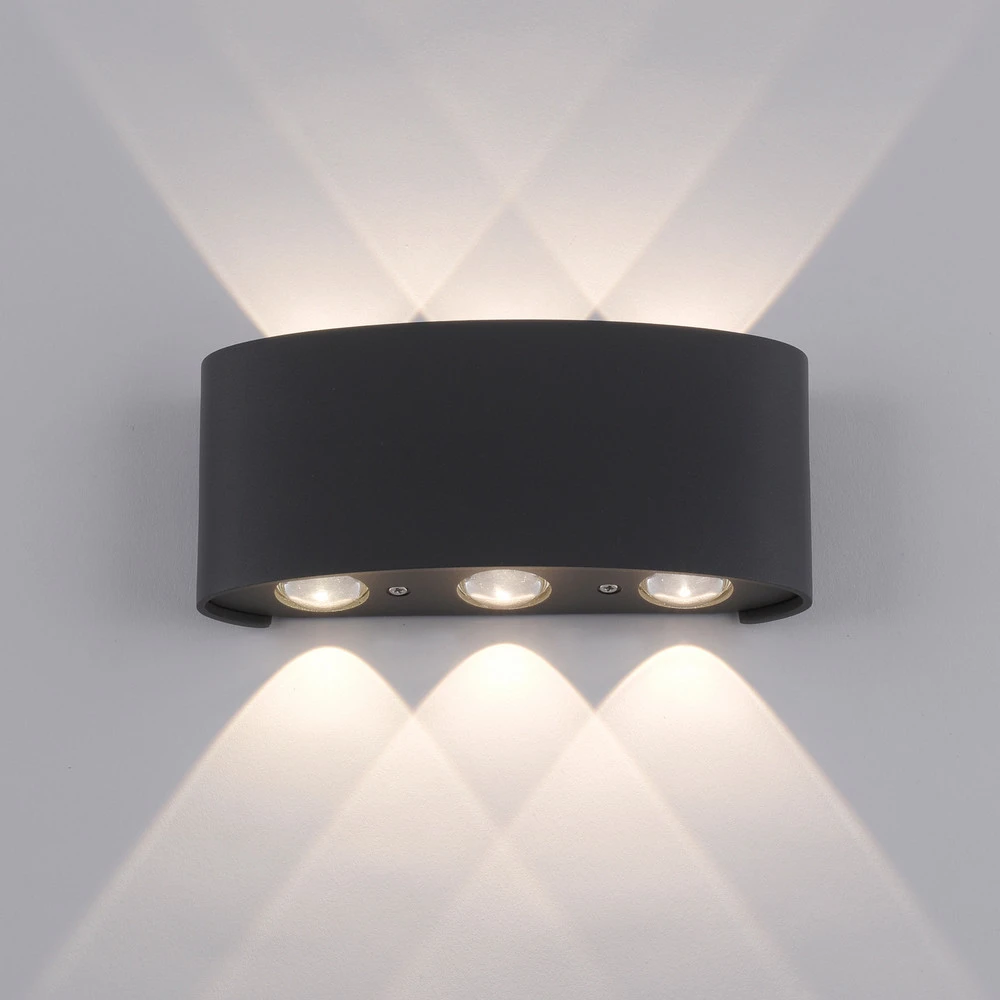 Paul Neuhaus applique d'extérieur LED Carlo, 17 cm, à 6 lampes, IP54