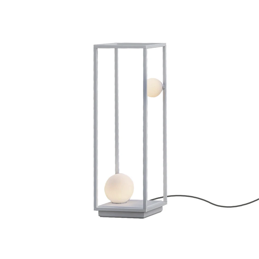 Projecteur à détection Karman Abachina lampadaire LED IP65 70cm blanc