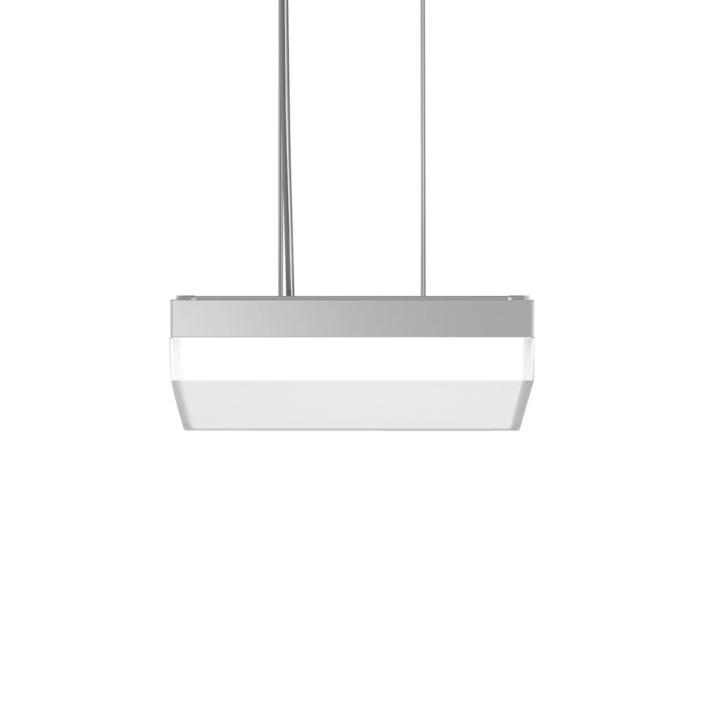 RZB Flat Slim+ Suspension DALI 30x30cm 22W argent/mat