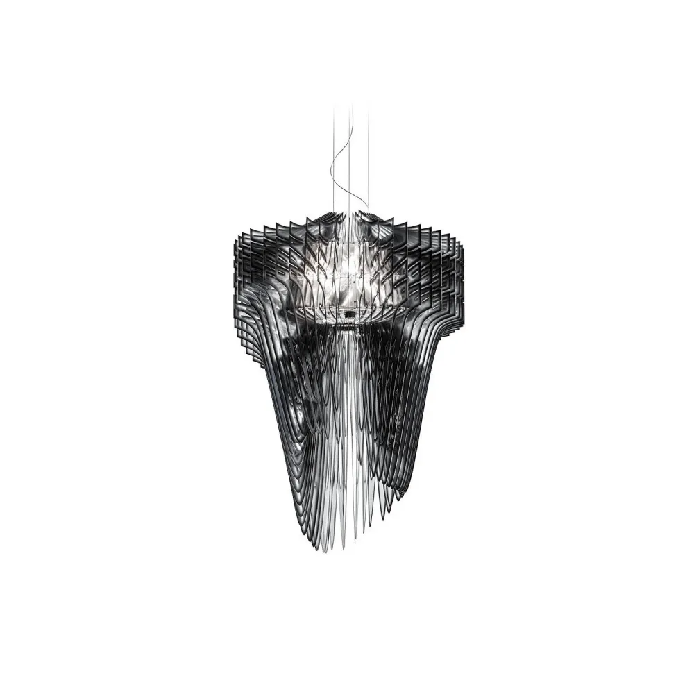 Suspension Aria XL SLAMP avec éclairage LED et finition noire dégradée