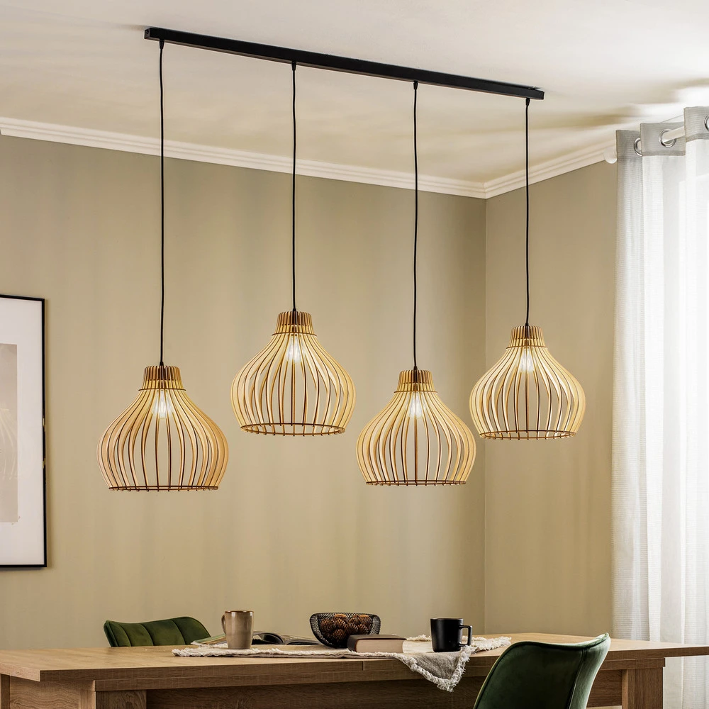 Suspension ZW Bec 380, quatre lampes