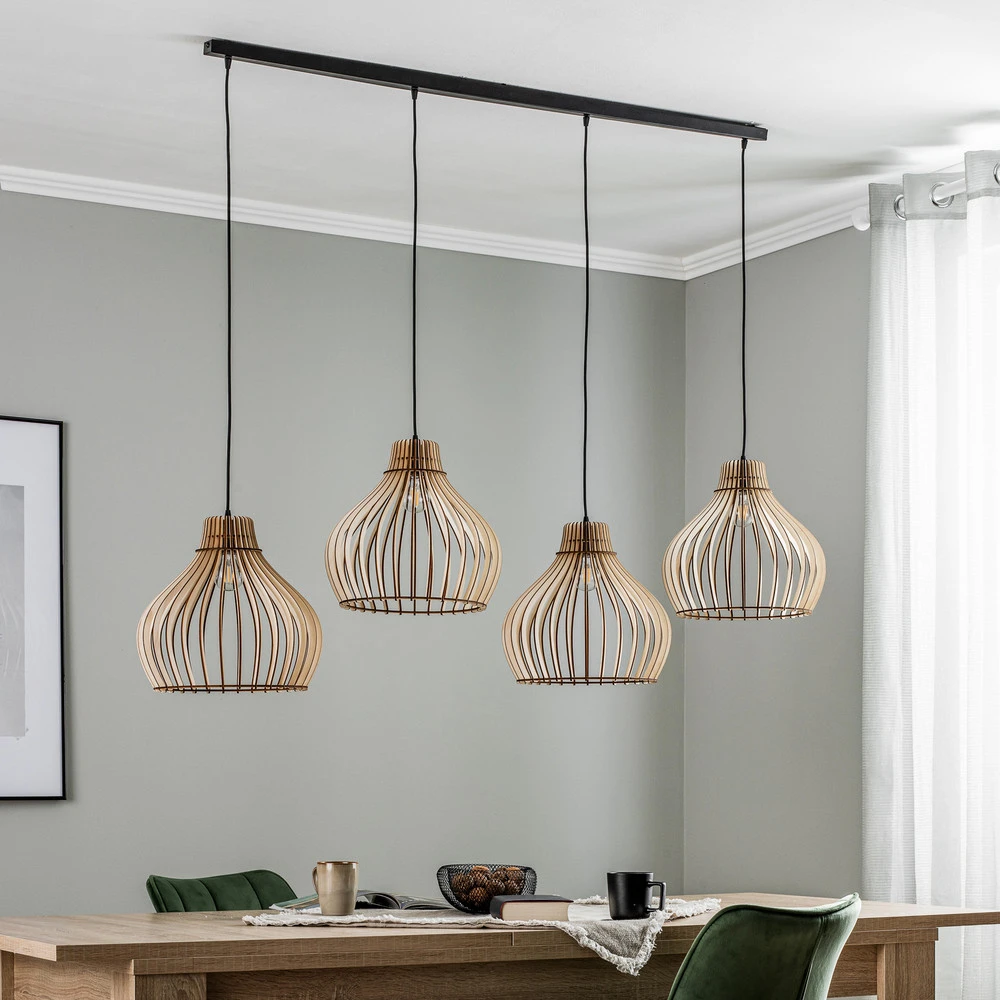 Suspension ZW Bec 380, quatre lampes
